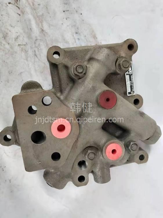 D2500-1013100玉柴4108发动机油冷却器总成散热器机油滤芯座 D2500-1013100缩略图3