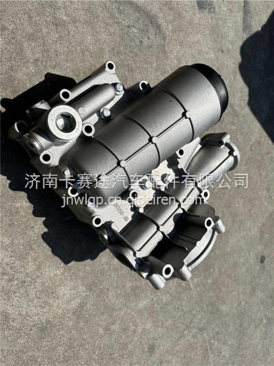 1001116645潍柴WP6发动机原厂机油冷却器总成 1001116645