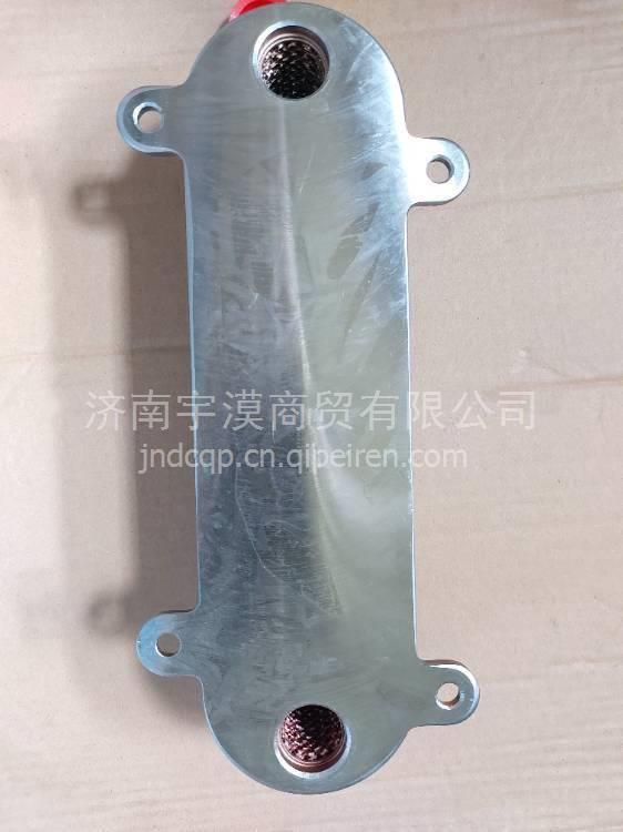 VG1062010016A重汽D10国四发动机机油散热器冷却器偏盖 VG1062010016A缩略图3
